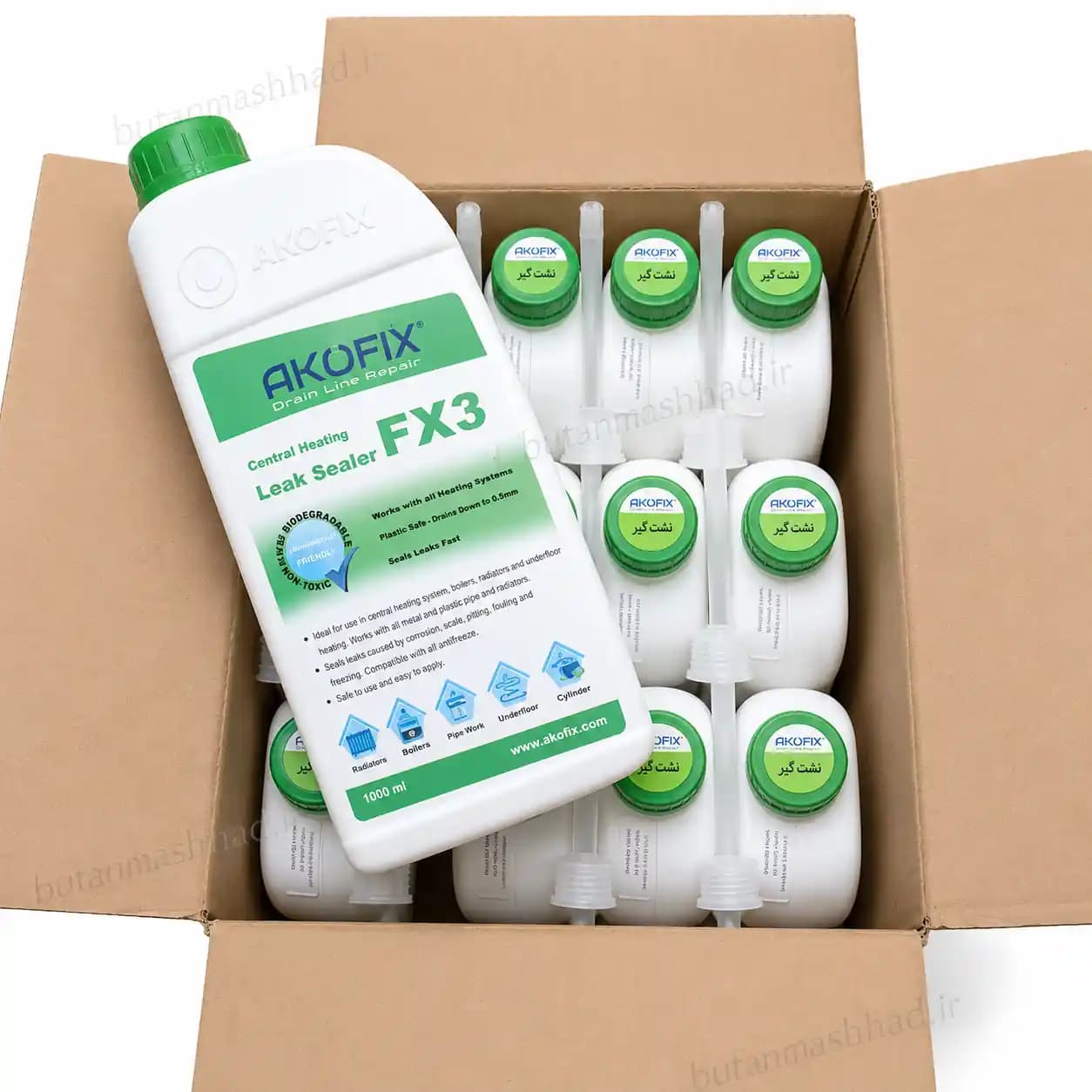 نشتی‌گیر مدار پکیج اکو فیکس AKOFIX FX3 — Leak Sealer
